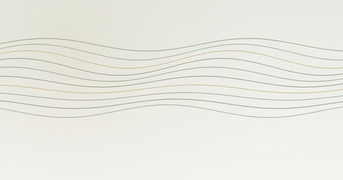 Soft flowing lines, like wind on still water.